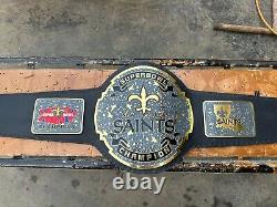 New Orleans Saints Super Bowl Championship Belt NFC American Football 2mm Brass