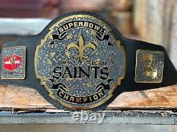 New Orleans Saints Super Bowl Championship Belt NFC American Football 2mm Brass