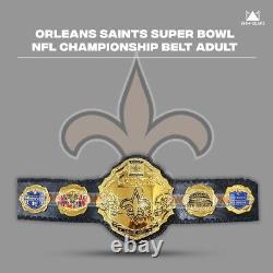 New Orleans Saints Super Bowl NFL Championship Belt Ultimate Fan Collectible