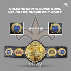 New Orleans Saints Super Bowl NFL Championship Belt Ultimate Fan Collectible