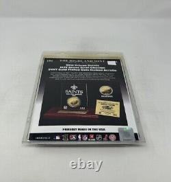 New Orleans Saints Super Bowl XLIV Champions 24KT Gold Plated Coin #/5000