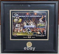 New Orleans Saints Super Bowl XLIV Drew Brees Framed Photograph Collage 11x14