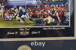 New Orleans Saints Super Bowl XLIV Drew Brees Framed Photograph Collage 11x14