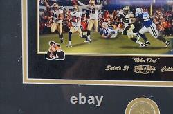 New Orleans Saints Super Bowl XLIV Drew Brees Framed Photograph Collage 11x14