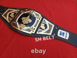 New Orleans Saints Super bowl Title Championship Wrestling belt 2mm Adult Size