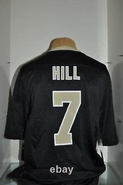 New Orleans Saints TAYSOM HILL Nike Mens Game Jersey Black NWT