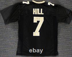 New Orleans Saints Taysom Hill Autographed Signed Black Jersey Beckett 181312