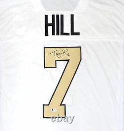 New Orleans Saints Taysom Hill Autographed Signed White Jersey Beckett 181313