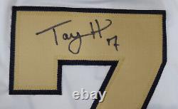 New Orleans Saints Taysom Hill Autographed Signed White Jersey Beckett 181313