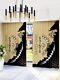 New Orleans Saints Thermal Window Curtain 2 Panels Living Room Window Drapes