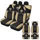 New Orleans Saints Universal 5 Seater Car Seat Cover Floor Mat For Auto Truck