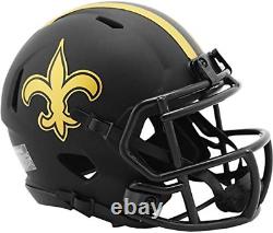 New Orleans Saints Unsigned Eclipse Black Speed Mini Helmet Stock #187032 NFL