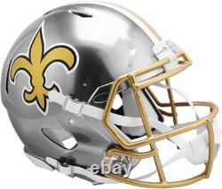 New Orleans Saints Unsigned FLASH Alternate Revolution Auth. Football Helmet