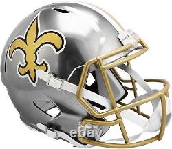 New Orleans Saints Unsigned FLASH Alternate Revolution Replica Football Helmet