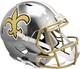 New Orleans Saints Unsigned Flash Alternate Revolution Replica Football Helmet