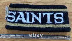 New Orleans Saints VINTAGE HEADBAND ear warmer knit winter hat band UNISEX NEW