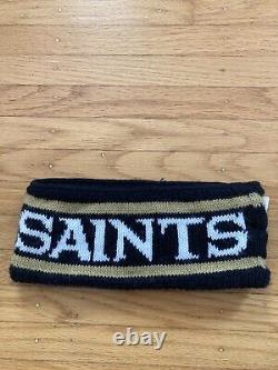 New Orleans Saints VINTAGE HEADBAND ear warmer knit winter hat band UNISEX NEW