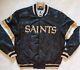 New Orleans Saints? Varsity Starter Jacket Full Snap Quilt Lined Sz 2xl