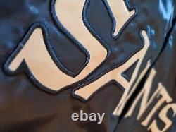 New Orleans Saints? Varsity Starter Jacket Full Snap Quilt Lined Sz 2XL