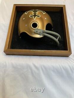 New Orleans Saints Vintage RIDDell Kra-Lite RK Full Size Football Helmet Plaque