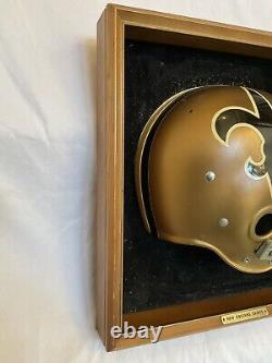 New Orleans Saints Vintage RIDDell Kra-Lite RK Full Size Football Helmet Plaque