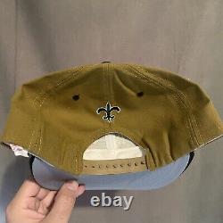 New Orleans Saints Vintage Snapback Hat New Era Pro Model M/L NOLA