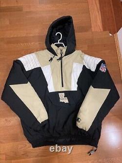New Orleans Saints Vintage Starter Jacket Puffer NFL ProLine