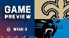 New Orleans Saints Vs Carolina Panthers Week 3 Preview