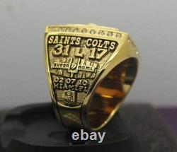 New Orleans Saints World Championship Ring (2009) For Men In 935 Silver