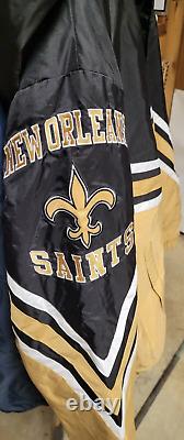 New Orleans Saints XL STARTER hooded jacket NWT NFL