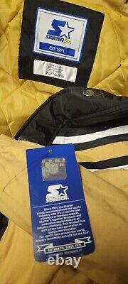 New Orleans Saints XL STARTER hooded jacket NWT NFL