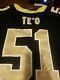 New Orleans Saints Manti Te'o Game Issued Black Jersey