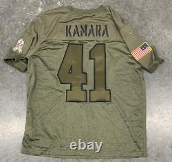 New Rare Nike Salute To Service New Orleans Saints Alvin Kamara Jersey Sz XL