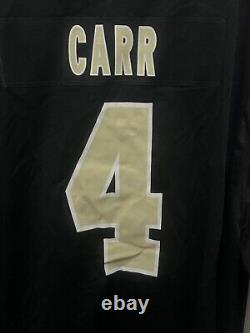 New Without Tags Nike On Field New Orleans Saints Jersey #4 Derek Carr Men's 4XL