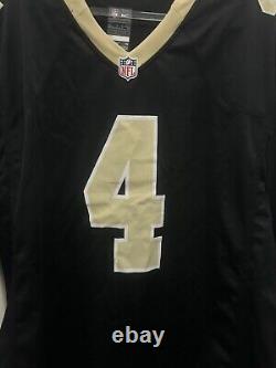 New Without Tags Nike On Field New Orleans Saints Jersey #4 Derek Carr Men's 4XL