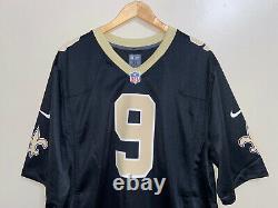 Nike Drew Brees New Orleans Saints On Field Authentic Jersey Men's XL NEW