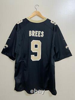 Nike Drew Brees New Orleans Saints On Field Authentic Jersey Men's XL NEW