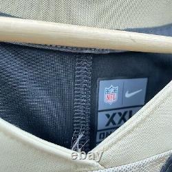 Nike Drew Brees New Orleans Saints On Field Dri Fit Stitched Jersey Men's 2XL