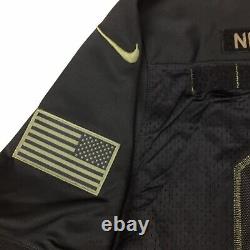 Nike Drew Brees New Orleans Saints Salute To Service Limited Black Jersey 2XL