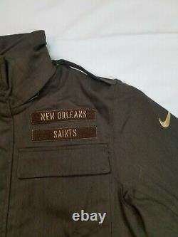 Nike Men's New Orleans Saints Salute To Service Team Jacket AT7714-237 Sz Medium