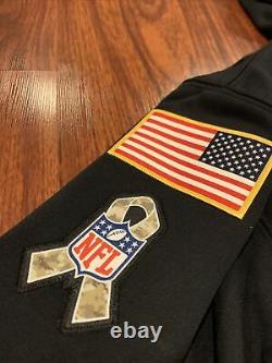 Nike Mens New Orleans Saints Salute To Service Hoodie Sweatshirt XL NFL