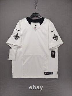 Nike NFL New Orleans Saints Blank Official Issued Team White Jersey Size 52 New