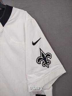 Nike NFL New Orleans Saints Blank Official Issued Team White Jersey Size 52 New