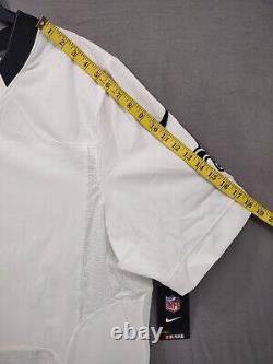 Nike NFL New Orleans Saints Blank Official Issued Team White Jersey Size 52 New