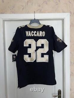 Nike NFL On Field Jersey Authentic New Orleans Saints Vaccaro Size 40 S Men's