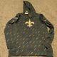 Nike New Orleans Saints Crucial Catch Charcoal Therma Hoodie 2021 Men's 2xl