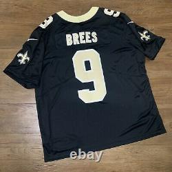 Nike New Orleans Saints Drew Brees Vapor Untouchable Jersey Black (Size XXL)