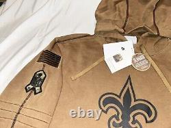 Nike New Orleans Saints Salute to Service Hoodie Authentic Sideline Pullover