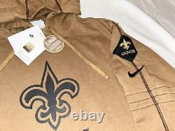 Nike New Orleans Saints Salute to Service Hoodie Authentic Sideline Pullover