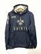 Nike Therma Nfl New Orleans Saints Salute To Service Hoodie Nkdy-00a Mens L New